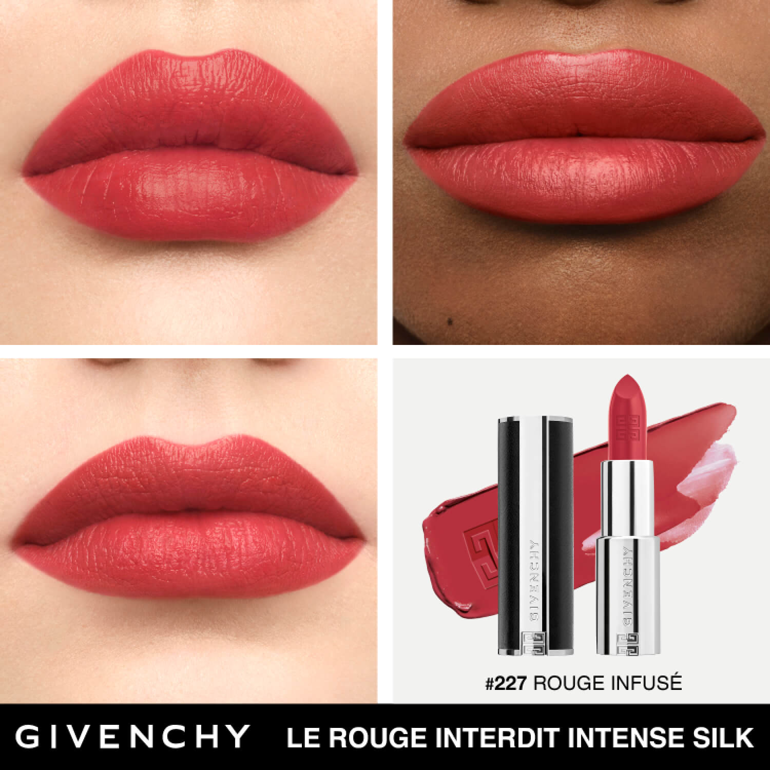 LE ROUGE INTERDIT INTENSE SILK (LABIAL SEMI MATE)
